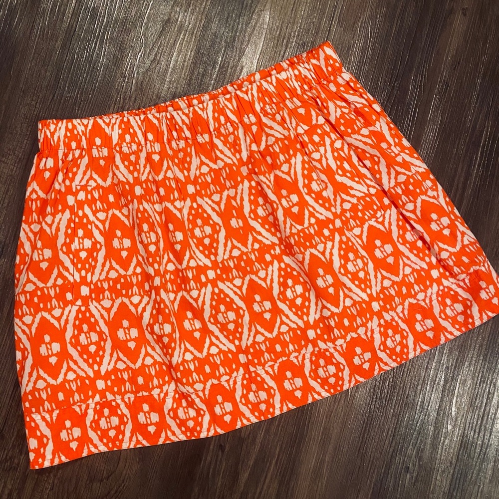 J. Crew Ikat Skirt with pockets